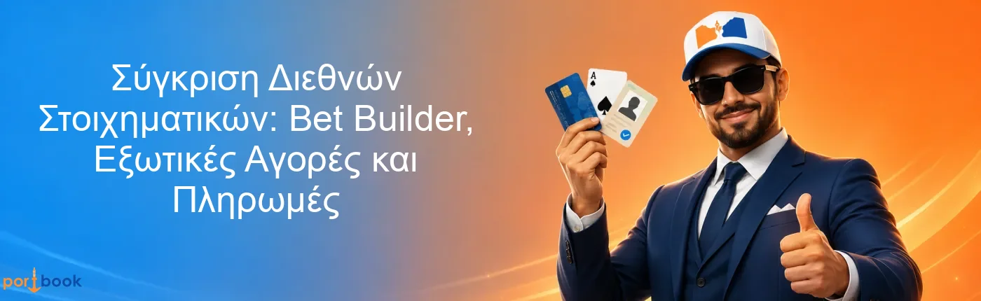 Σύγκριση Διεθνών Στοιχηματικών: Bet Builder, Εξωτικές Αγορές και Πληρωμές